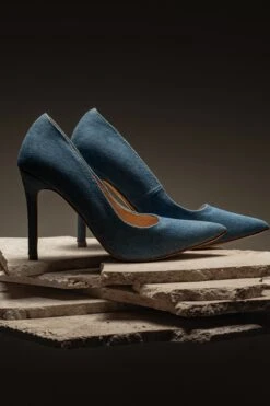 Denim Adrienne Pumps -Lady Clothing Store ACCESSORIES APR32023 SHOES 14