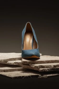 Denim Adrienne Pumps -Lady Clothing Store ACCESSORIES APR32023 SHOES 18