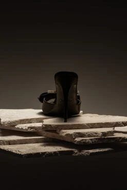 Black Glimmer Of Sparkle Rhinestone Heels -Lady Clothing Store ACCESSORIES APR32023 SHOES 64