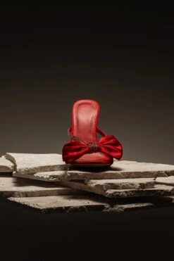 Red Glimmer Of Sparkle Rhinestone Heels -Lady Clothing Store ACCESSORIES APR32023 SHOES 73