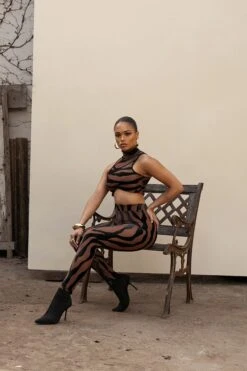 Pecan Never Phased Crop Top -Lady Clothing Store ANIMAL2023 18