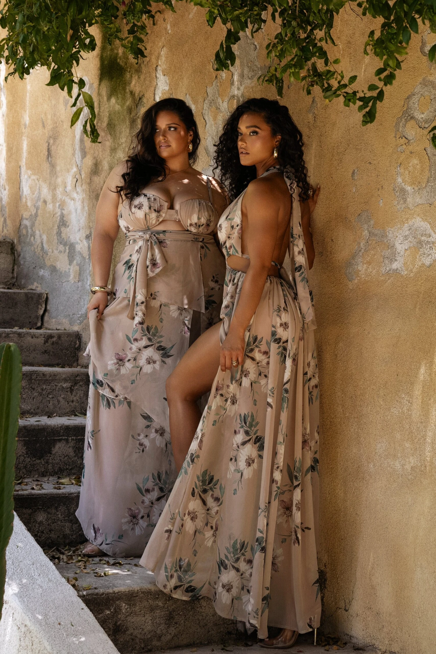 Purple Floral Nicoletta Chiffon Maxi Dress 8 Purple Floral Nicoletta Chiffon Maxi Dress - Image 6