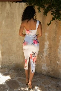 Ivory Crystalline Floral Midi Dress 21 Ivory Crystalline Floral Midi Dress -Lady Clothing Store CHIFFON2023 25