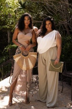 Ivory New Obsession Draped Top -Lady Clothing Store CHIFFON2023 31