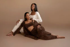 Chocolate Gemma Crop Chenille Top -Lady Clothing Store FALLCOLLECTION2021 173