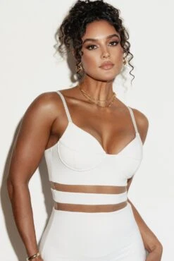 Ivory Alysiha Midi Dress -Lady Clothing Store FORMATION2022 P1 20