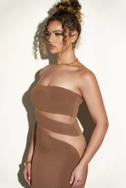 Pecan Unpredictable Midi Dress 33 Pecan Unpredictable Midi Dress -Lady Clothing Store FORMATION2022 P1 61