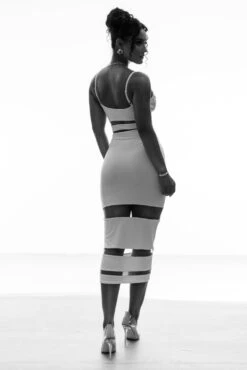 Ivory Alysiha Midi Dress -Lady Clothing Store FORMATIONGRID 11