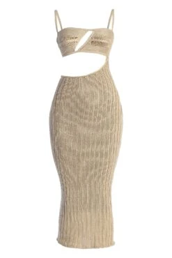 Beige Coastal Escape Dress -Lady Clothing Store IMG 0018copy
