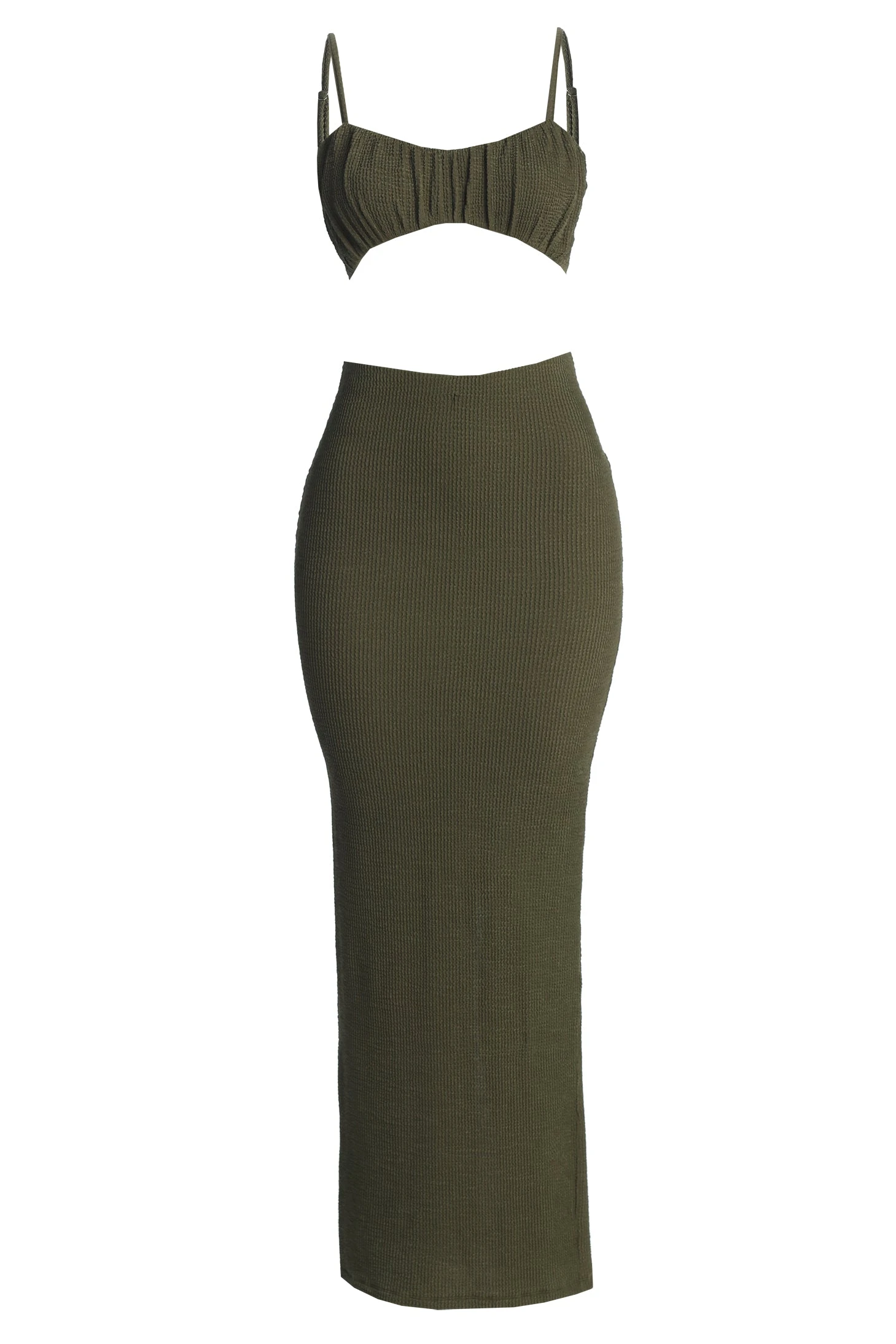 Olive Fiji 2-Piece Skirt Set 4 Olive Fiji 2-Piece Skirt Set - Image 2