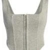 Grey More Than Friends Corset -Lady Clothing Store IMG 4924copy