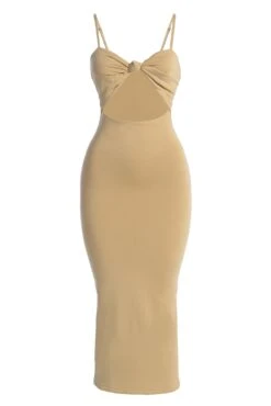 Beige Midnight Memories Midi Dress -Lady Clothing Store IMG 4937copy