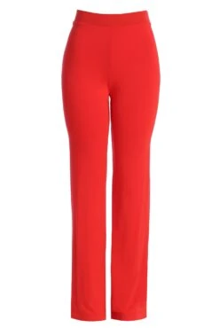 Jluxbasix Red Not So Yoga Pants -Lady Clothing Store IMG 5583copy