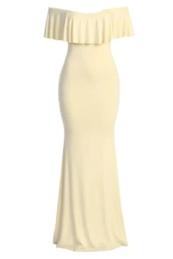 Buttercream Estelle Ruffled Maxi Dress -Lady Clothing Store IMG 5743copy