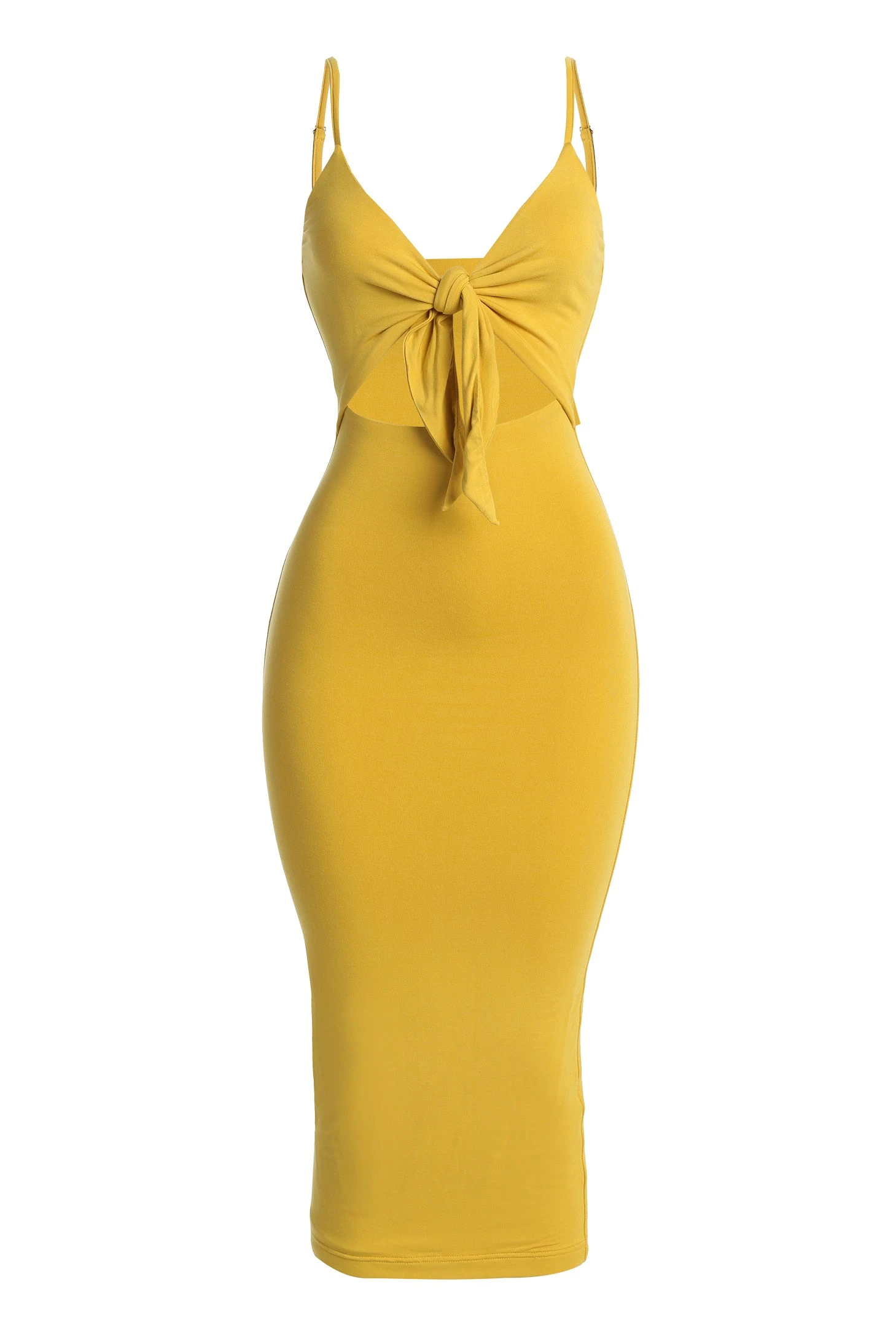 Yellow Soulmate Cut Out Dress 5 Yellow Soulmate Cut Out Dress - Image 3