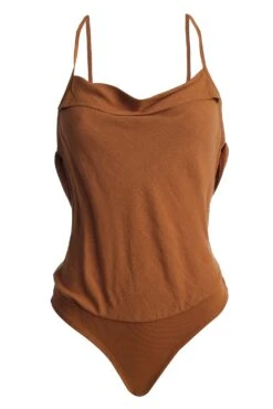 Pecan Diara Bodysuit -Lady Clothing Store IMG 7344copy