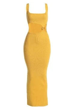 Yellow Time After Time Dress 16 Yellow Time After Time Dress -Lady Clothing Store IMG 7663copy