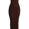 Pecan Leopard Midnight Hour Maxi Dress -Lady Clothing Store IMG 8765copy