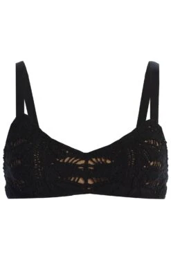 Black Ocean Eyes Crochet Top -Lady Clothing Store IMG 9385copy