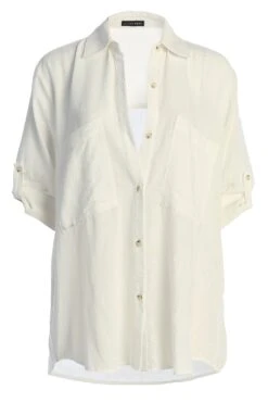 Off White By The Coast Crinkled Button Up 18 Off White By The Coast Crinkled Button Up -Lady Clothing Store IMG 9430copy