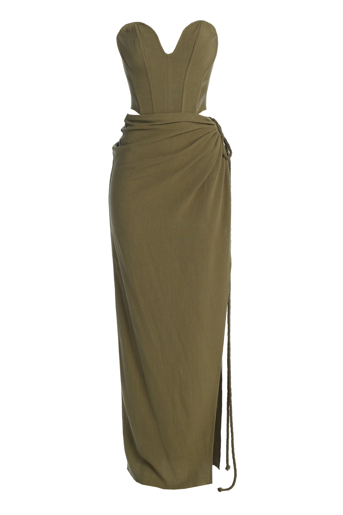 Olive Destination Linen Skirt Set 5 Olive Destination Linen Skirt Set - Image 3