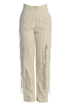 Natural Better Half Linen Utility Pants 11 Natural Better Half Linen Utility Pants -Lady Clothing Store IMG 9458copy