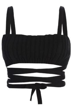 Noir She's All That Knit Crop Top -Lady Clothing Store IMG 9463copy