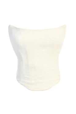 White Fenix Reversible Linen Corset -Lady Clothing Store IMG 9617