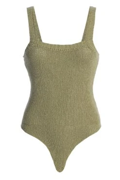 Moss At Ease Tank Bodysuit -Lady Clothing Store IMG 9679copy