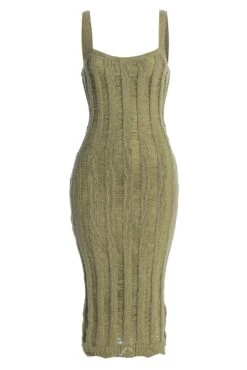 Moss Fine Knit Midi Dress 10 Moss Fine Knit Midi Dress -Lady Clothing Store IMG 9693copy