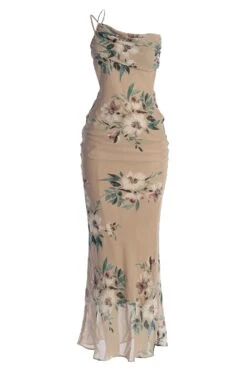 Purple Floral Treasure One Shoulder Dress -Lady Clothing Store IMG 9812copy