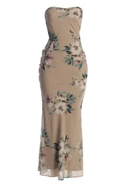Purple Floral Break Free Strapless Maxi Dress -Lady Clothing Store IMG 9818copy