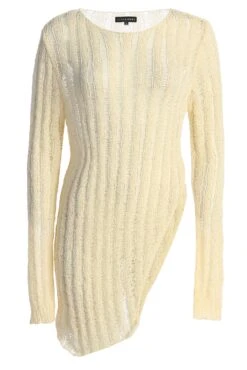 Cream Natalya Rib Knit Top -Lady Clothing Store IMG 9820copy