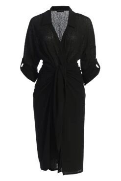 Black Sunlight Crinkled Mesh Skirt Set 13 Black Sunlight Crinkled Mesh Skirt Set -Lady Clothing Store IMG 9835copy