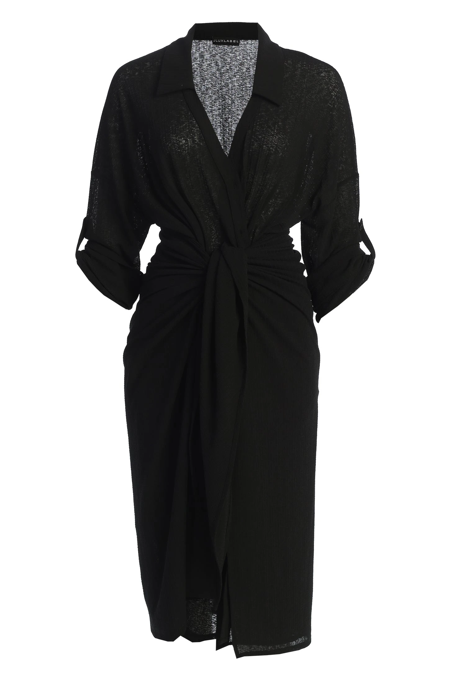 Black Sunlight Crinkled Mesh Skirt Set 4 Black Sunlight Crinkled Mesh Skirt Set - Image 2