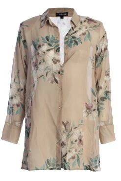 Purple Floral Between Us Printed Button Up -Lady Clothing Store IMG 9842copy