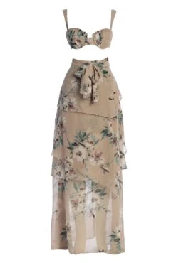 Purple Floral Printed Love Two-Piece Set -Lady Clothing Store IMG 9869copy