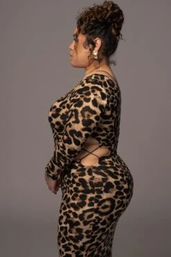 Leopard Rule Breaker Dress -Lady Clothing Store JLUXWOMAN2023 26