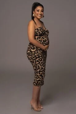 Leopard Rule Breaker Dress -Lady Clothing Store JLUXWOMAN2023 36