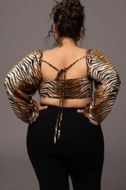 Tiger Behati Front Tie Top -Lady Clothing Store JLUXWOMAN2023 62