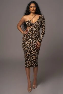 Leopard Rule Breaker Dress -Lady Clothing Store JLUXWOMAN2023 9