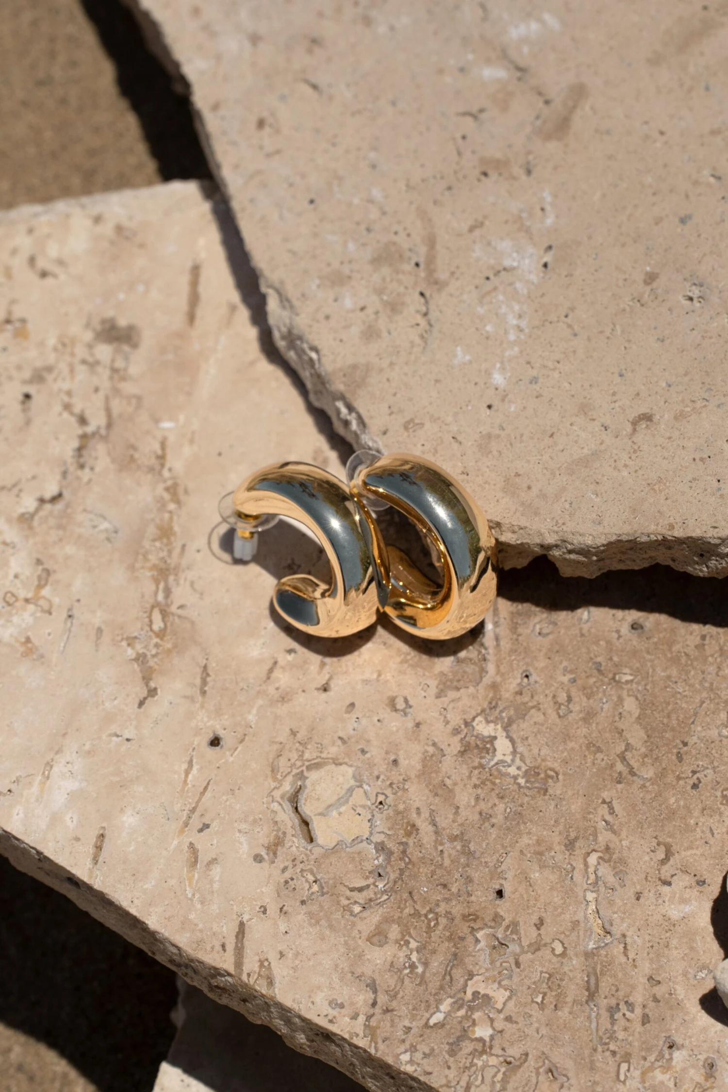 Gold Trace Earrings 4 Gold Trace Earrings - Image 2