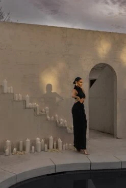 Black Chosen One Velvet Skirt Set -Lady Clothing Store LOVEISHERNAME 120