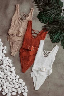 Taupe Juliette Knit Belted One Piece -Lady Clothing Store MG 5563 d920067c 3760 43dc aa35 b55fda4384df