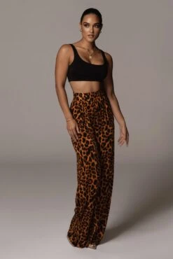 Leopard Terez Wide Leg Pant -Lady Clothing Store PRODUCT 8 4 20 082