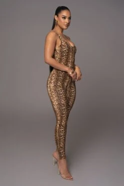 Snakeskin Wild Ones Tank Jumpsuit -Lady Clothing Store PRODUCT APR112023 11