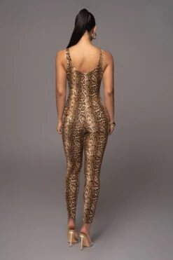 Snakeskin Wild Ones Tank Jumpsuit -Lady Clothing Store PRODUCT APR112023 13