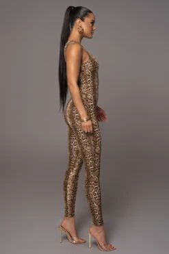 Snakeskin Mystic Jungle Jumpsuit -Lady Clothing Store PRODUCT APR112023 31