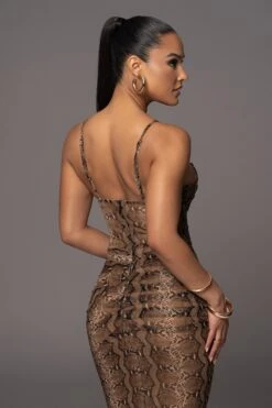 Snakeskin Make An Entrance Cowl Neck Dress 14 Snakeskin Make An Entrance Cowl Neck Dress -Lady Clothing Store PRODUCT APR112023 41