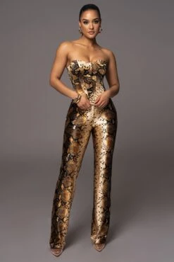 Gold Stay The Night Corset -Lady Clothing Store PRODUCT APR112023 62
